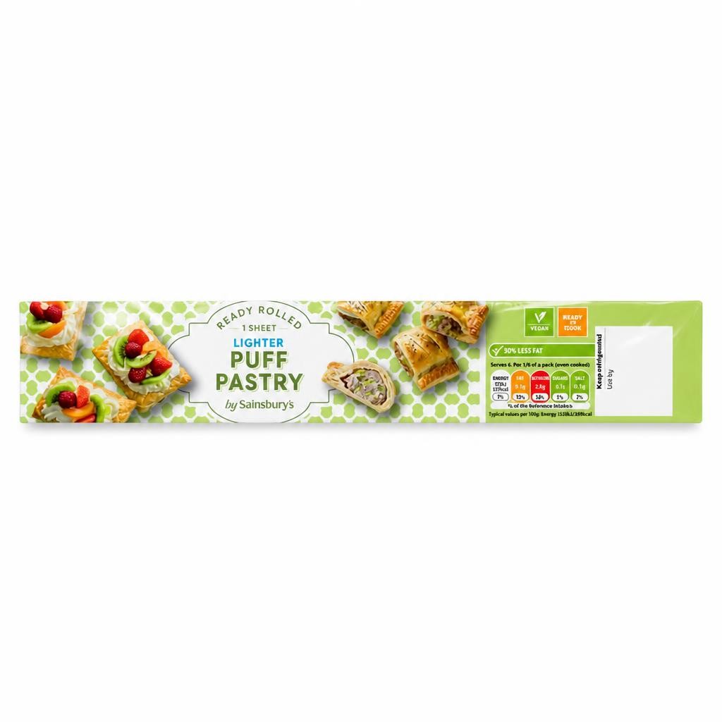 Sainsbury's Lighter Puff Pastry 320g