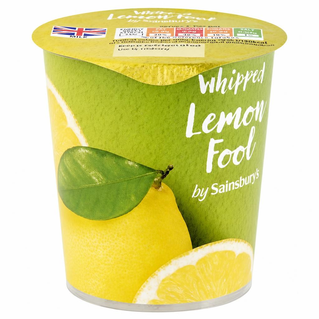 Sainsbury's Fruit Fool Lemon 114g