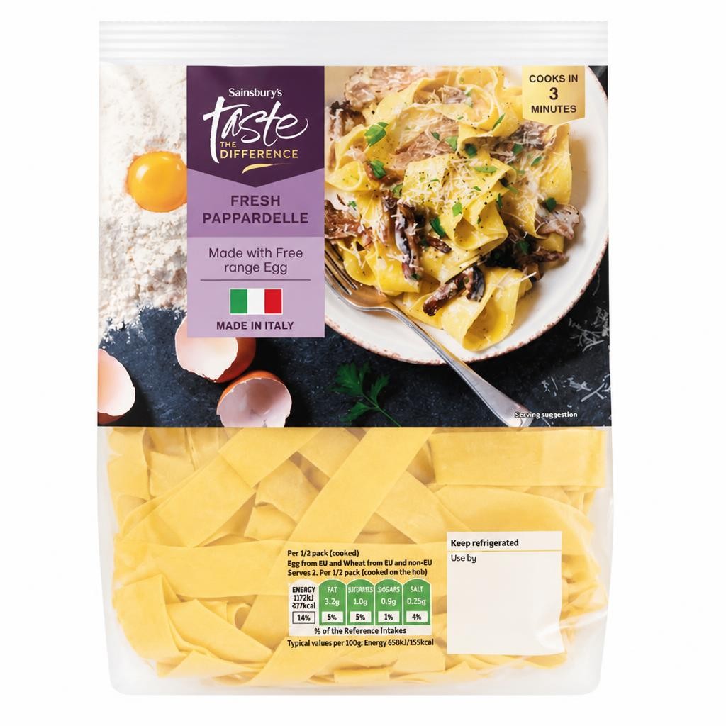 Sainsbury's Fresh Pappardelle, Taste the Difference 300g