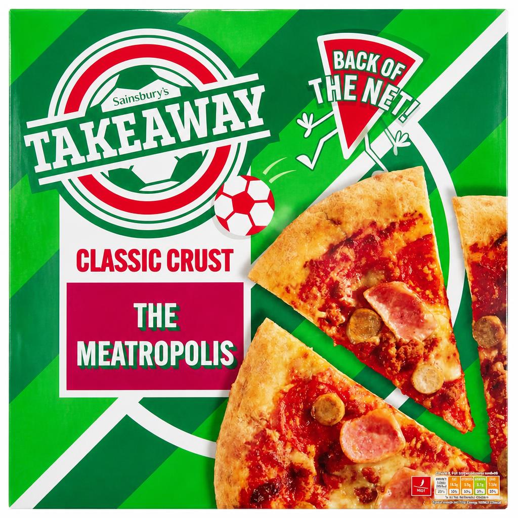 Sainsbury's Classic Crust Meat Feast Pizza 529g