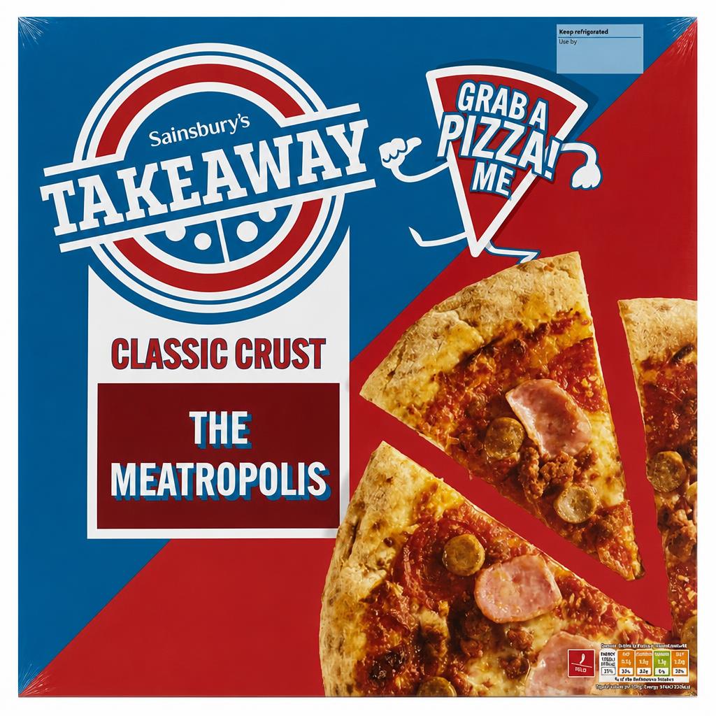 Sainsbury's Classic Crust Meat Feast Pizza 529g