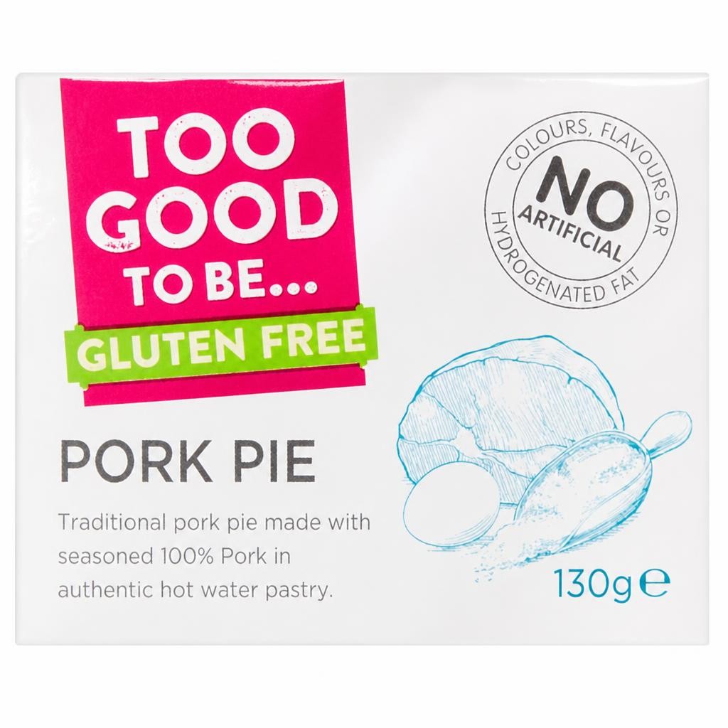Too Good To Be Gluten Free Pork Pie 130g