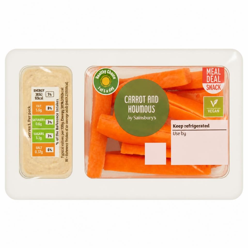 Sainsbury's 100g Carrot and Houmous