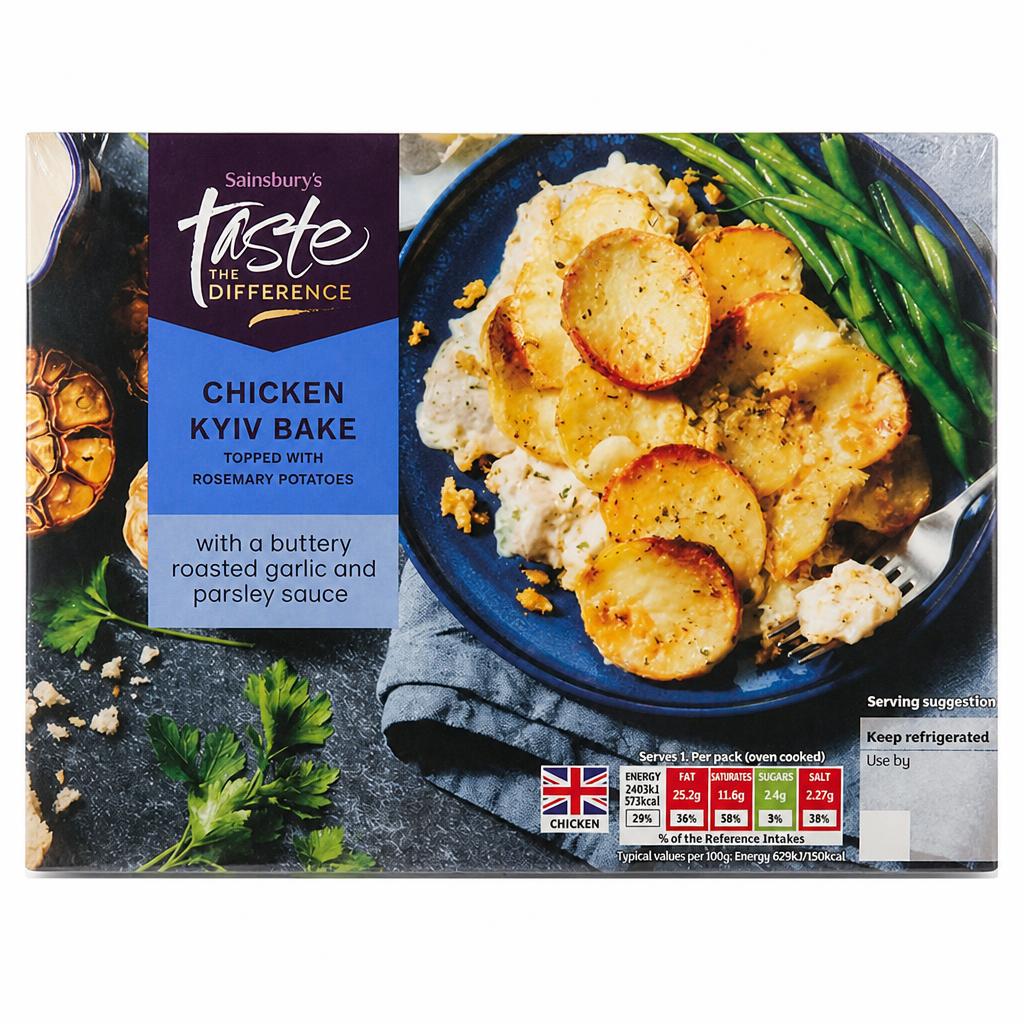 Sainsbury's Chicken Kyiv Bake, Taste the Difference 400g (Serves 1)