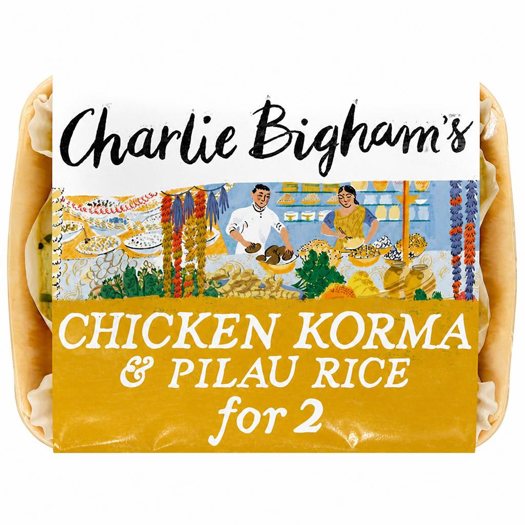 Charlie Bigham's Chicken Korma & Pilau Rice 810g