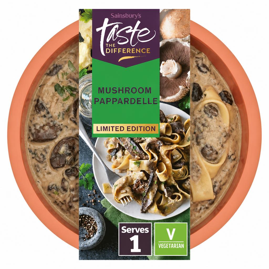 Sainsbury's Mushroom Pappardelle, Taste the Difference 400g
