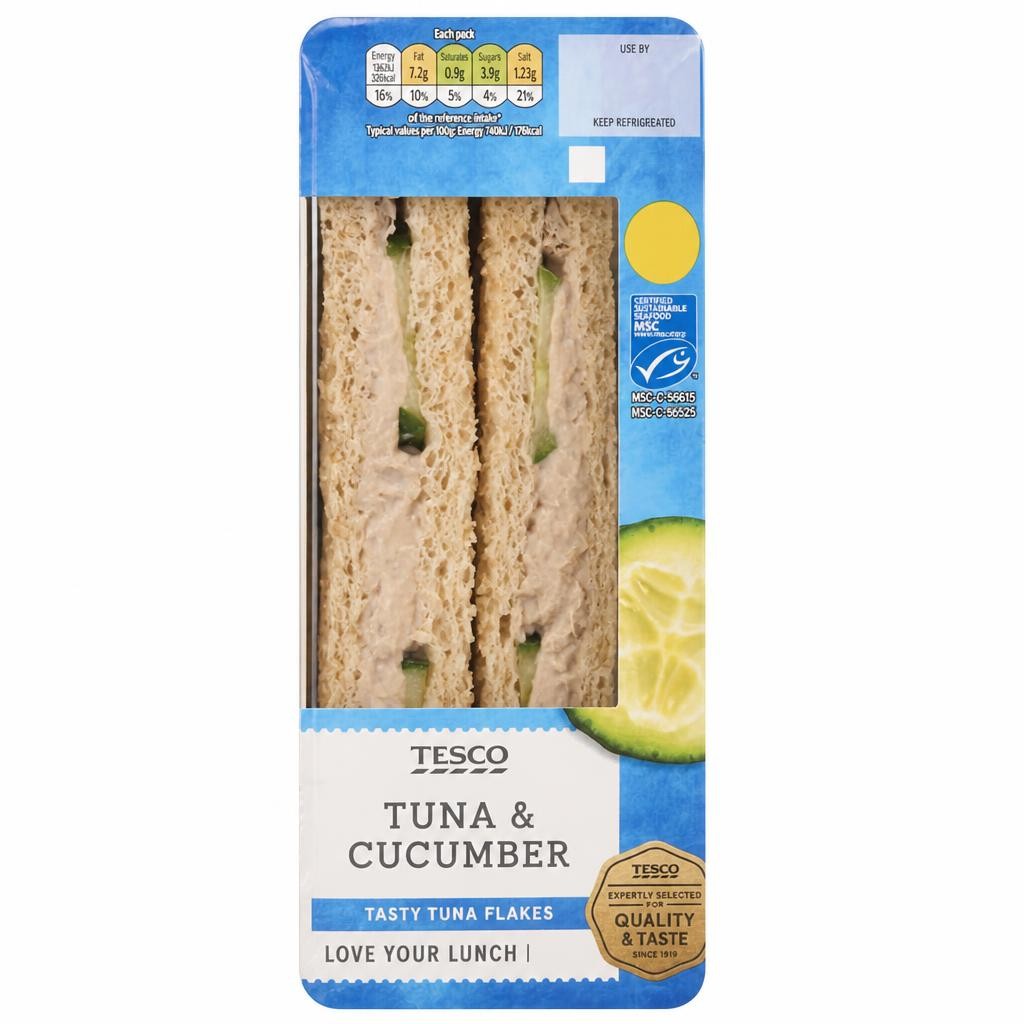 Tesco Tuna & Cucumber Sandwich