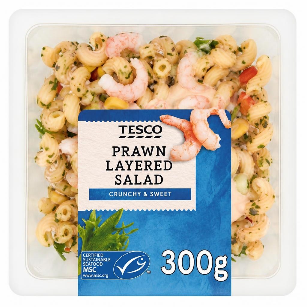 Tesco Prawn Layered Salad 300G