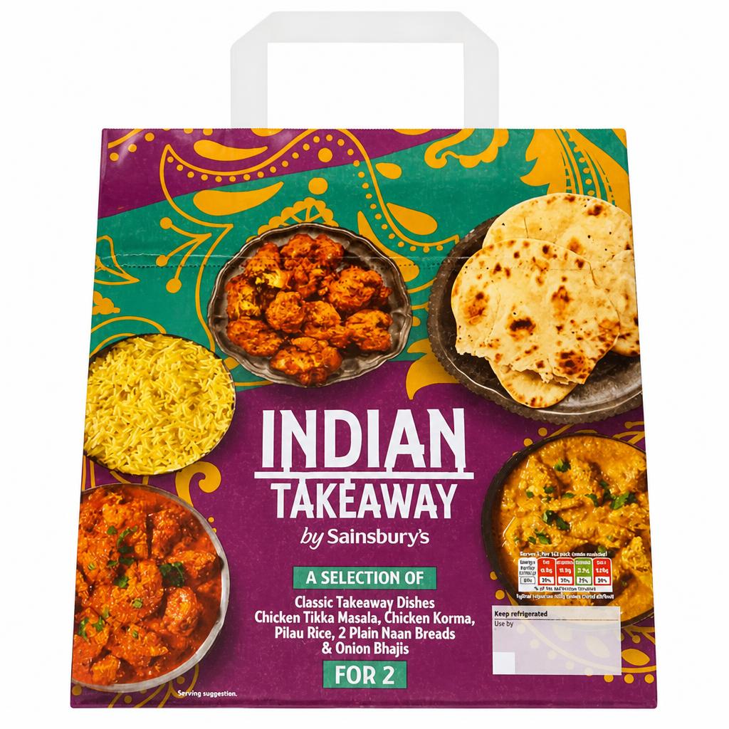 Sainsbury's Indian Chicken Tikka Masala & Korma Takeaway Ready Meal For 2 1446g