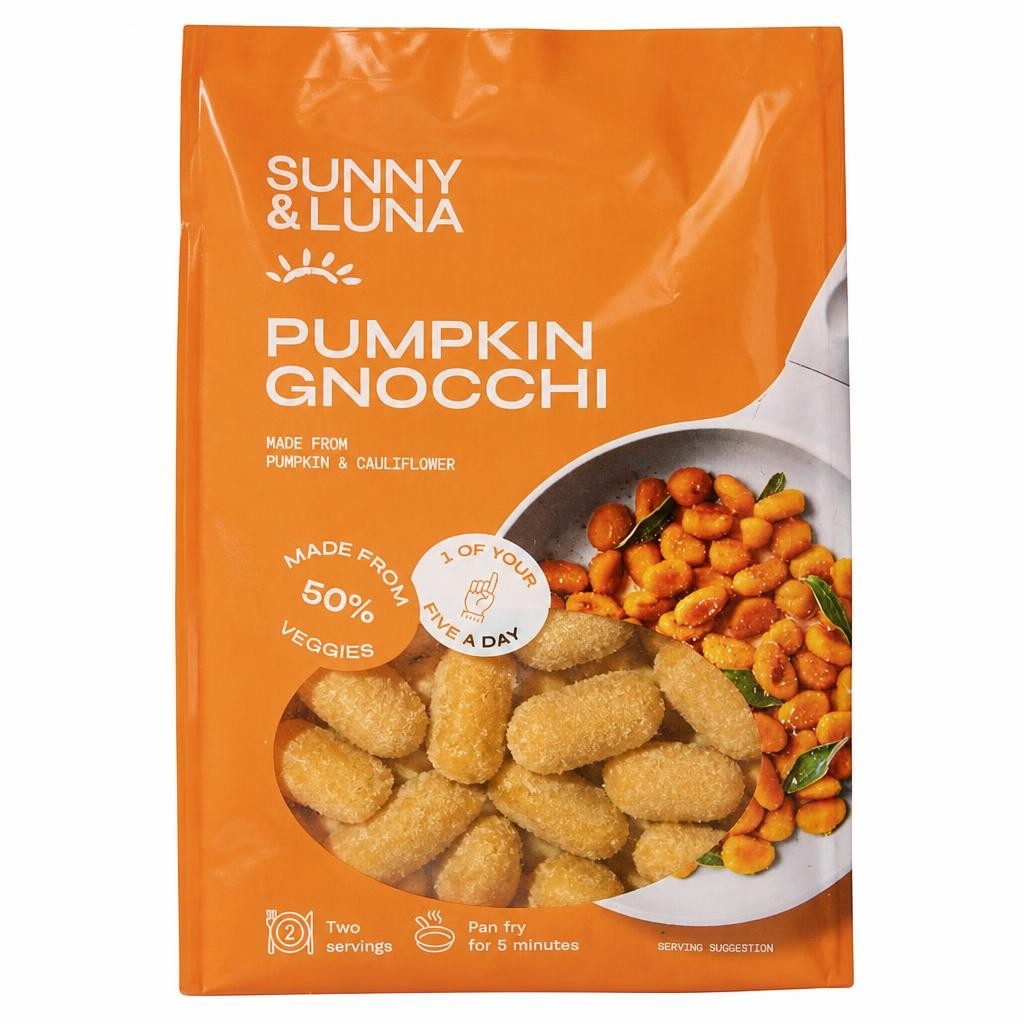 Sunny & Luna Pumpkin Gnocchi 350g