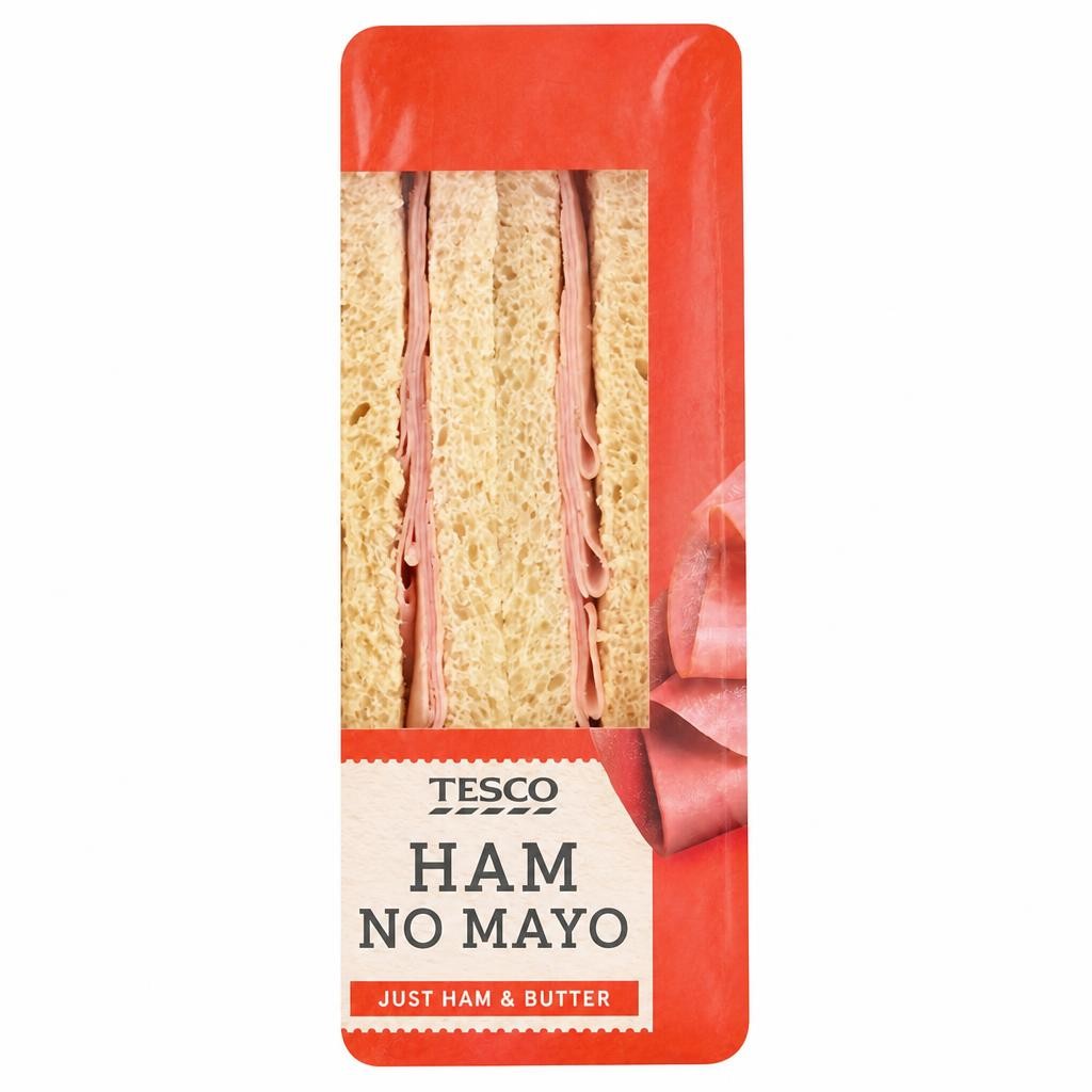 Tesco Just Ham Sandwich