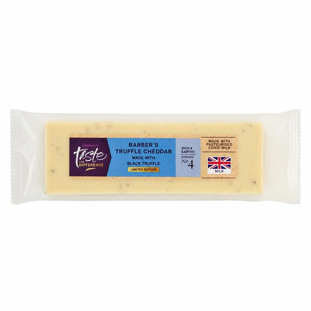 Sainsbury's Barber's Truffle Cheddar, Taste the Difference 200g