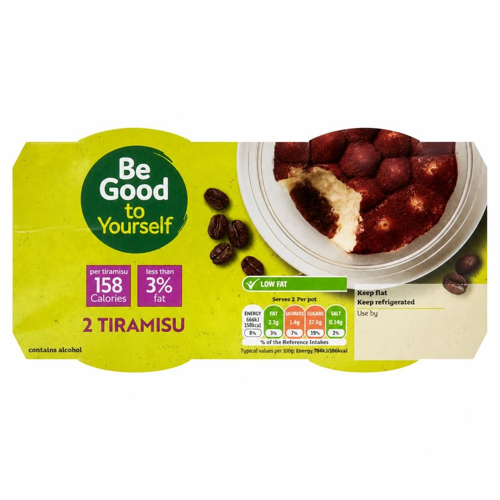 Sainsbury's Tiramisu, Be Good to Yourself 2x85g