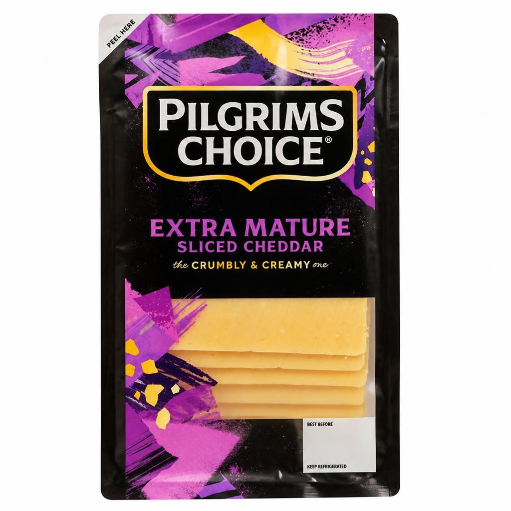 Pilgrims Choice Extra Mature Cheddar Sliced 150g