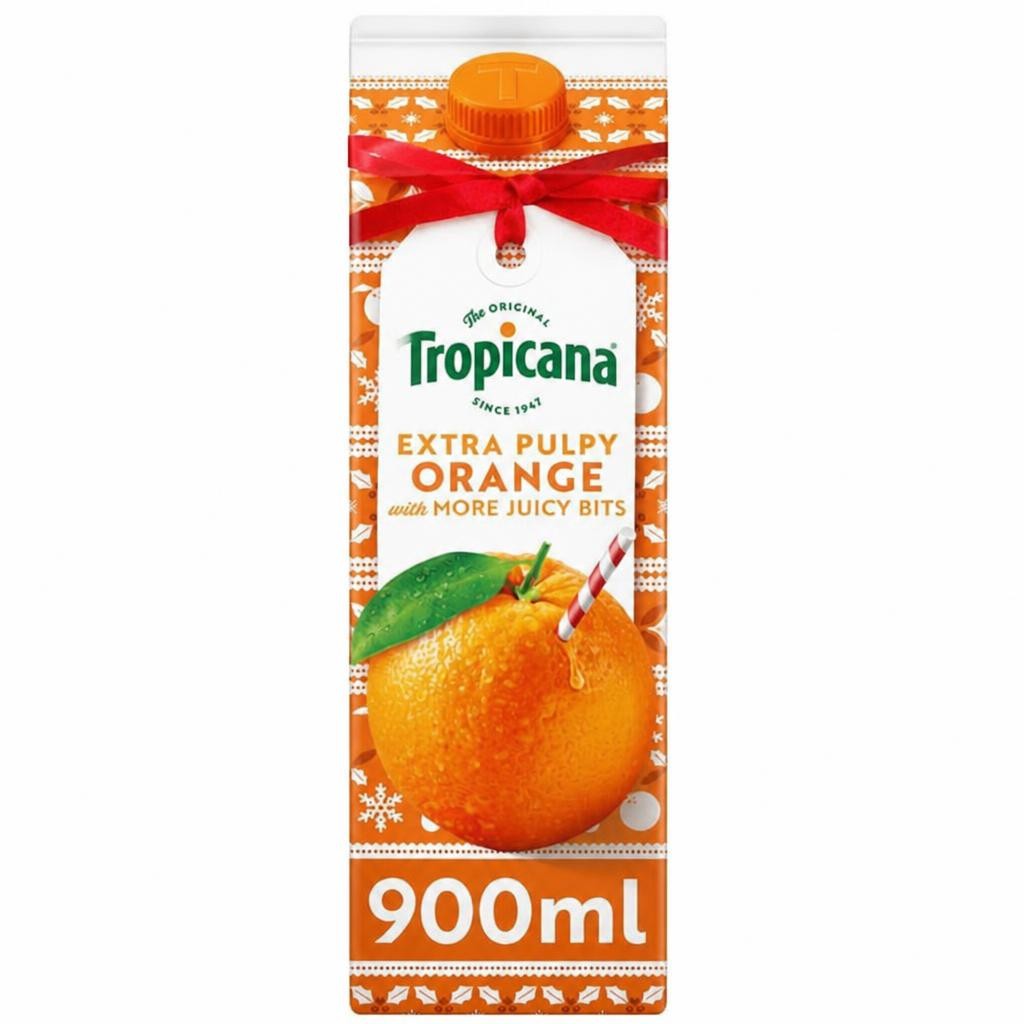Tropicana Extra Pulpy Orange with More Juicy Bits Fruit Juice 900ml
