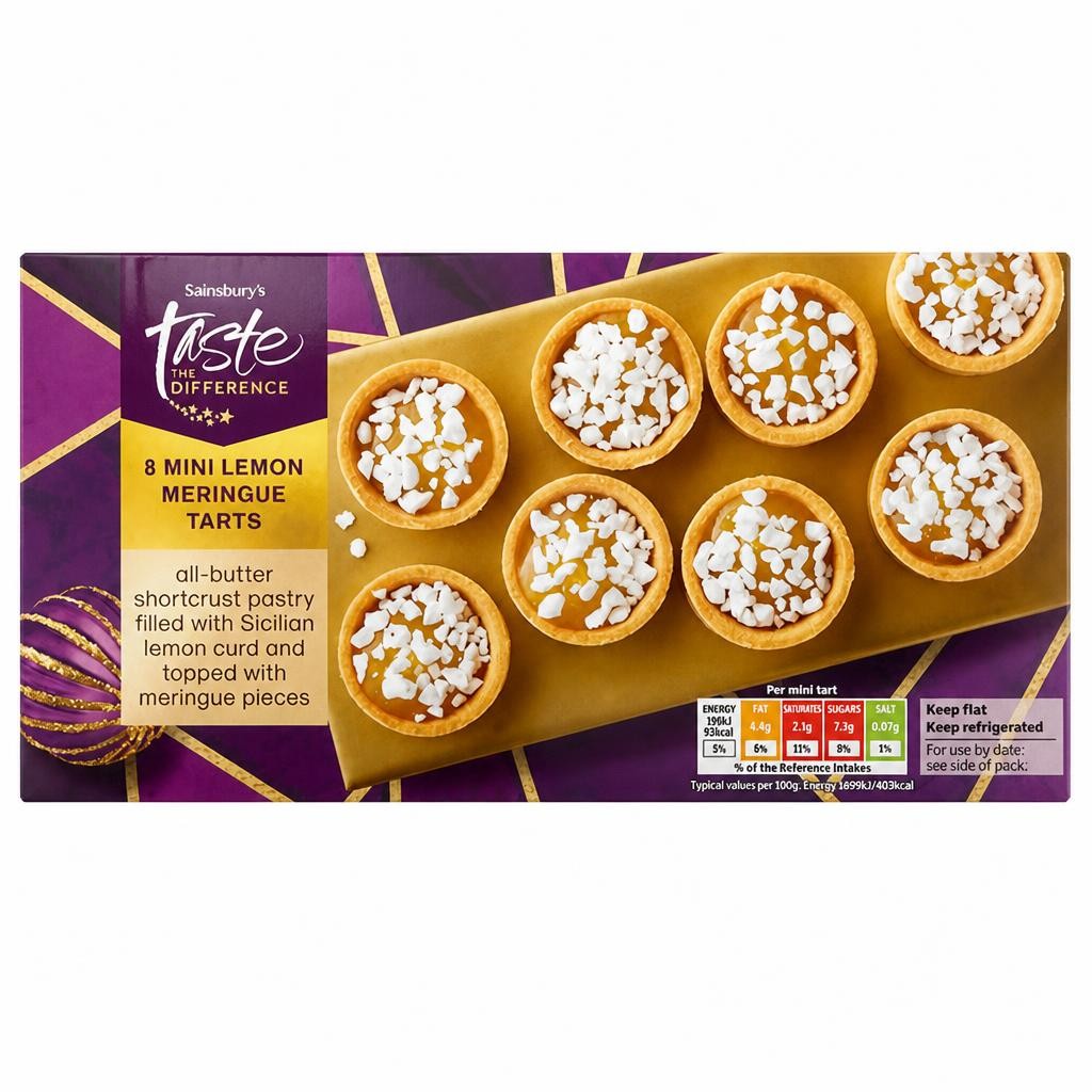 Sainsbury's Mini Lemon Tarts, Taste the Difference x8
