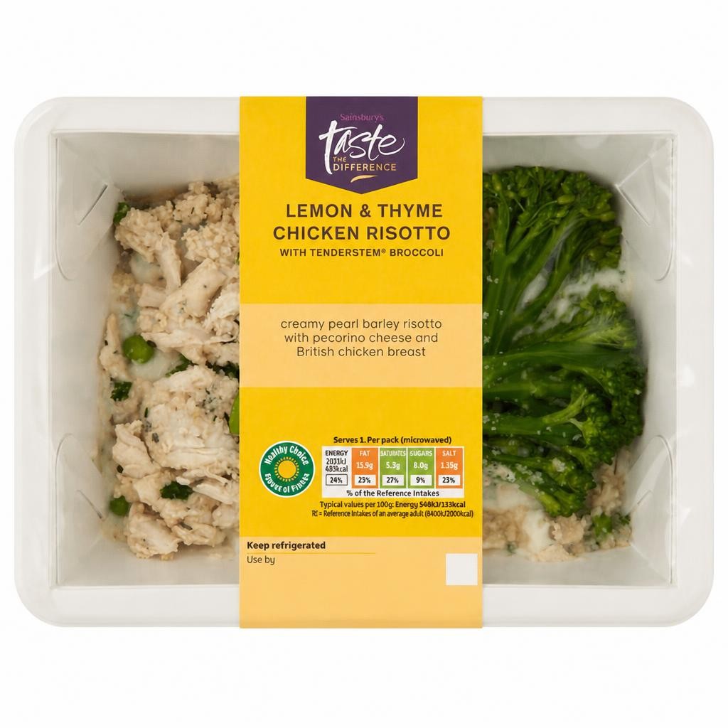 Sainsbury's Lemon & Thyme Chicken Risotto, Taste the Difference 385g