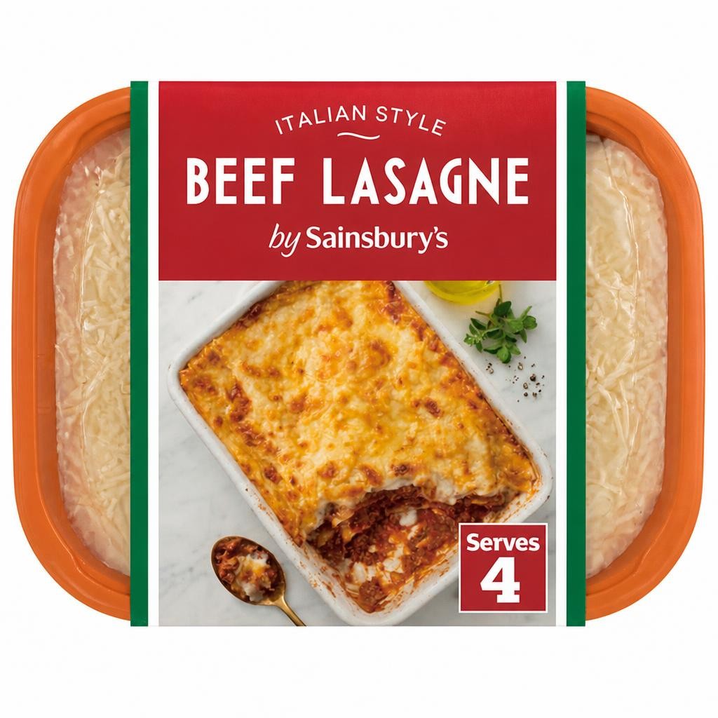 Sainsbury's Beef Lasagne Ready Meal For 4 1.5kg