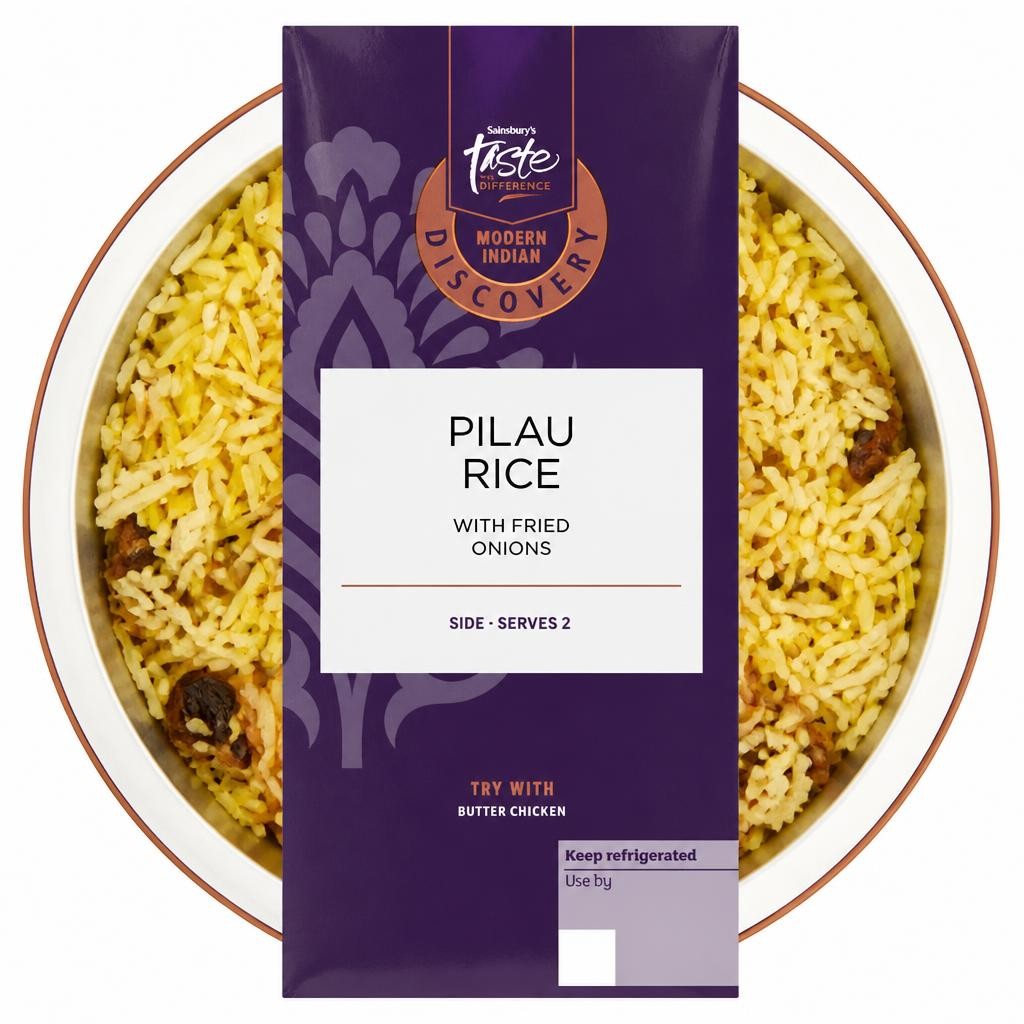 Sainsbury's Discovery 300g Pilau Rice with Fried Onions, Taste the Difference