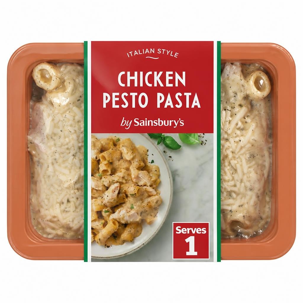 Sainsbury's Italian Style Chicken Pesto Pasta 400g