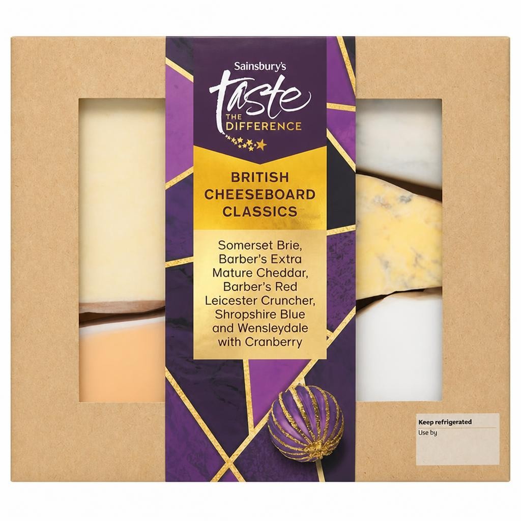 Sainsbury's British Cheeseboard Classics, Taste the Difference 530g