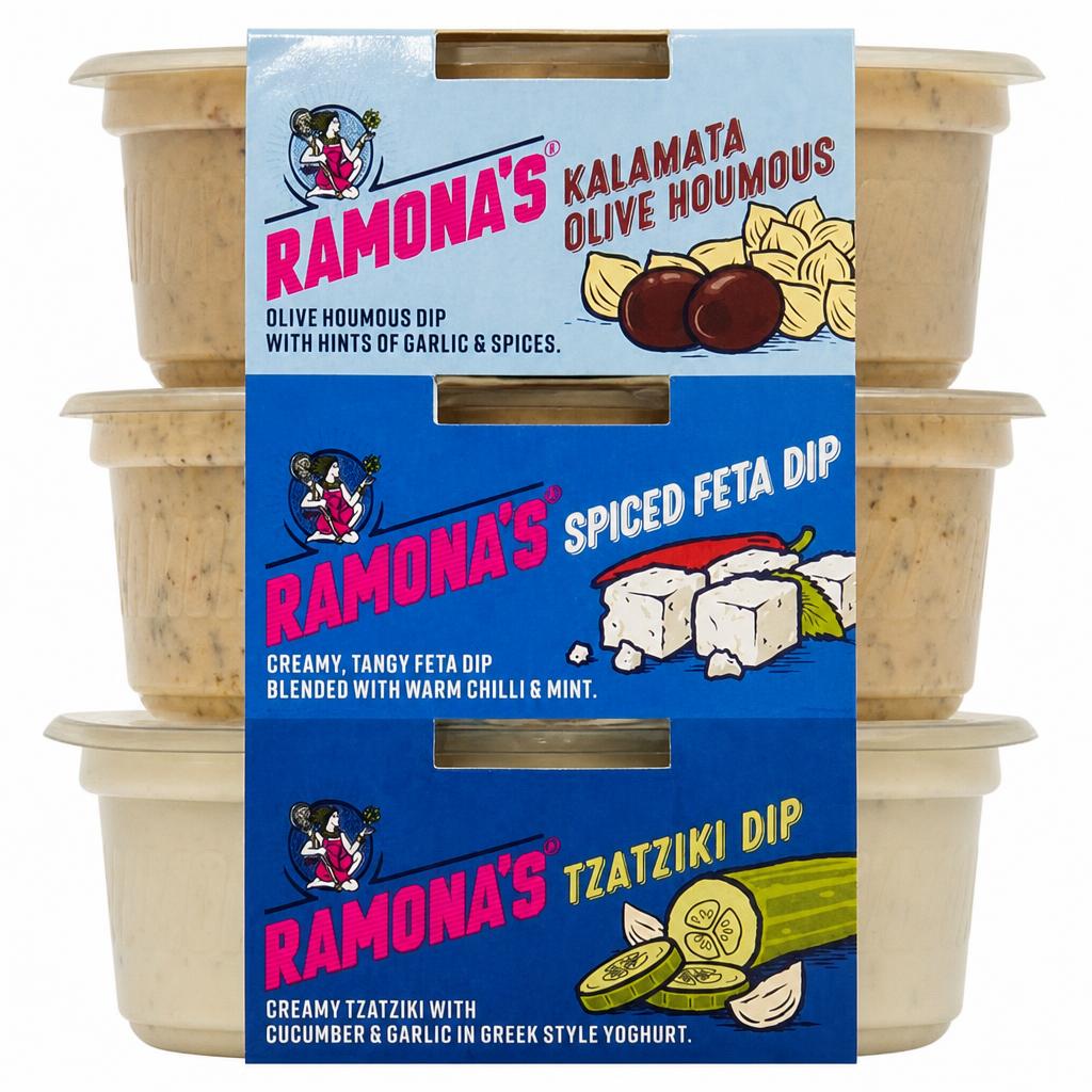 Ramona's Greek Trio Divine Dips 300g