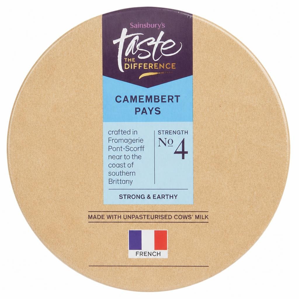 Sainsbury's French Camembert Cheese, Taste the Difference 250g