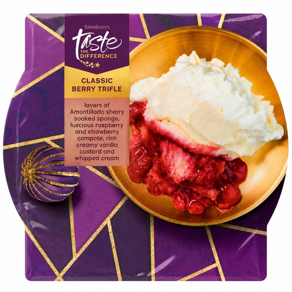 Sainsbury's Classic Berry Trifle, Taste the Difference 900g