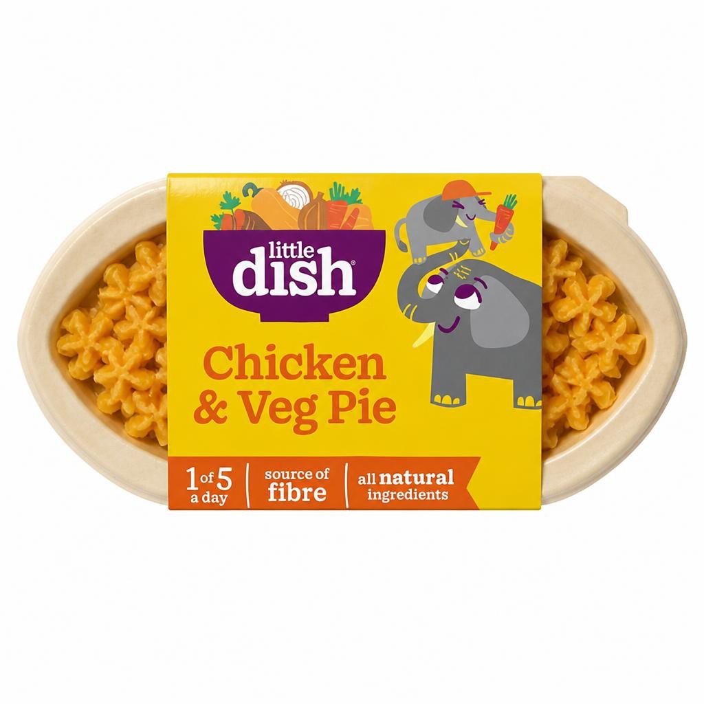 Little Dish 200g Chicken & Veg Pie Kid's Meal 1-5 Yrs