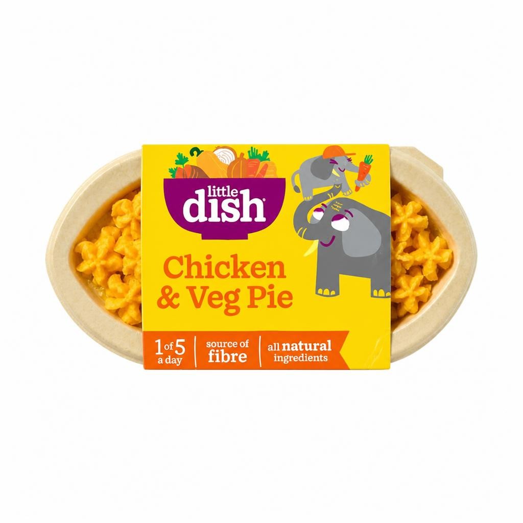 Little Dish 200g Chicken & Veg Pie Kid's Meal 1-5 Yrs