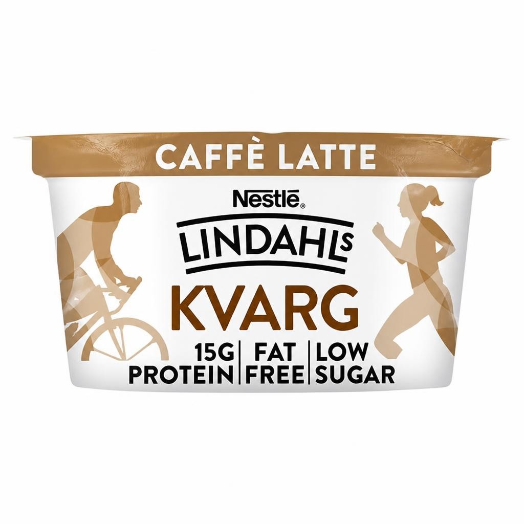 Lindahls Kvarg Caffe Latte High Protein Yogurt 150g
