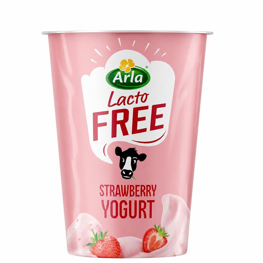 Arla Lactofree Strawberry Yogurt 400g
