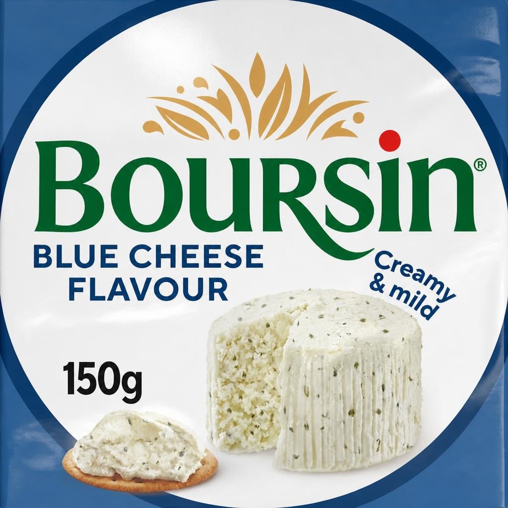 Boursin 150g Blue Flavour Soft French Cream Cheese
