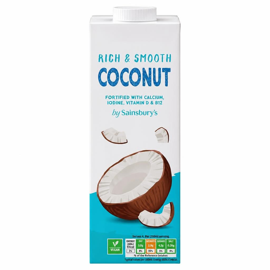 Sainsbury's Sweetened Long Life Coconut Drink 1L