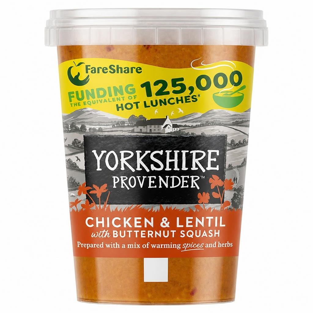 Yorkshire Provender Chicken & Lentil with Butternut Squash 560g