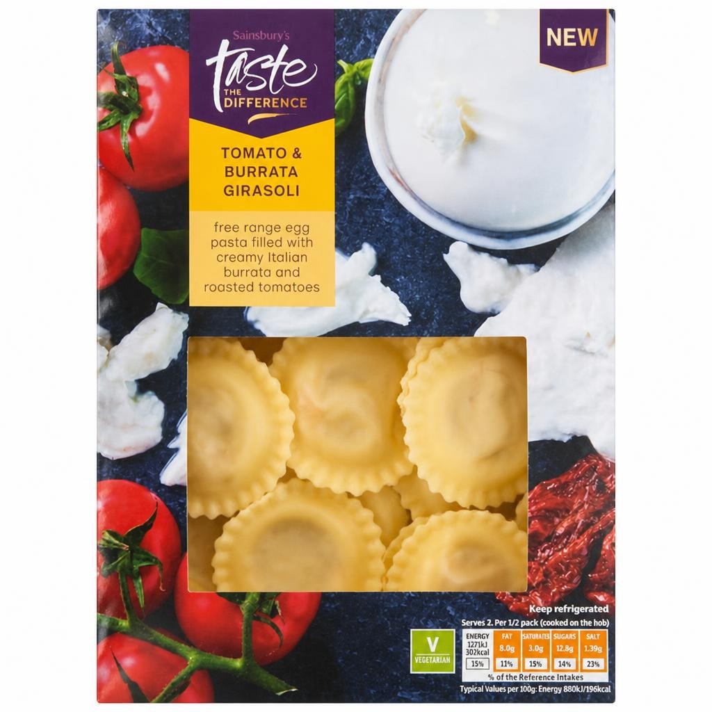 Sainsbury's Tomato & Burrata Girasoli, Taste the Difference 250g