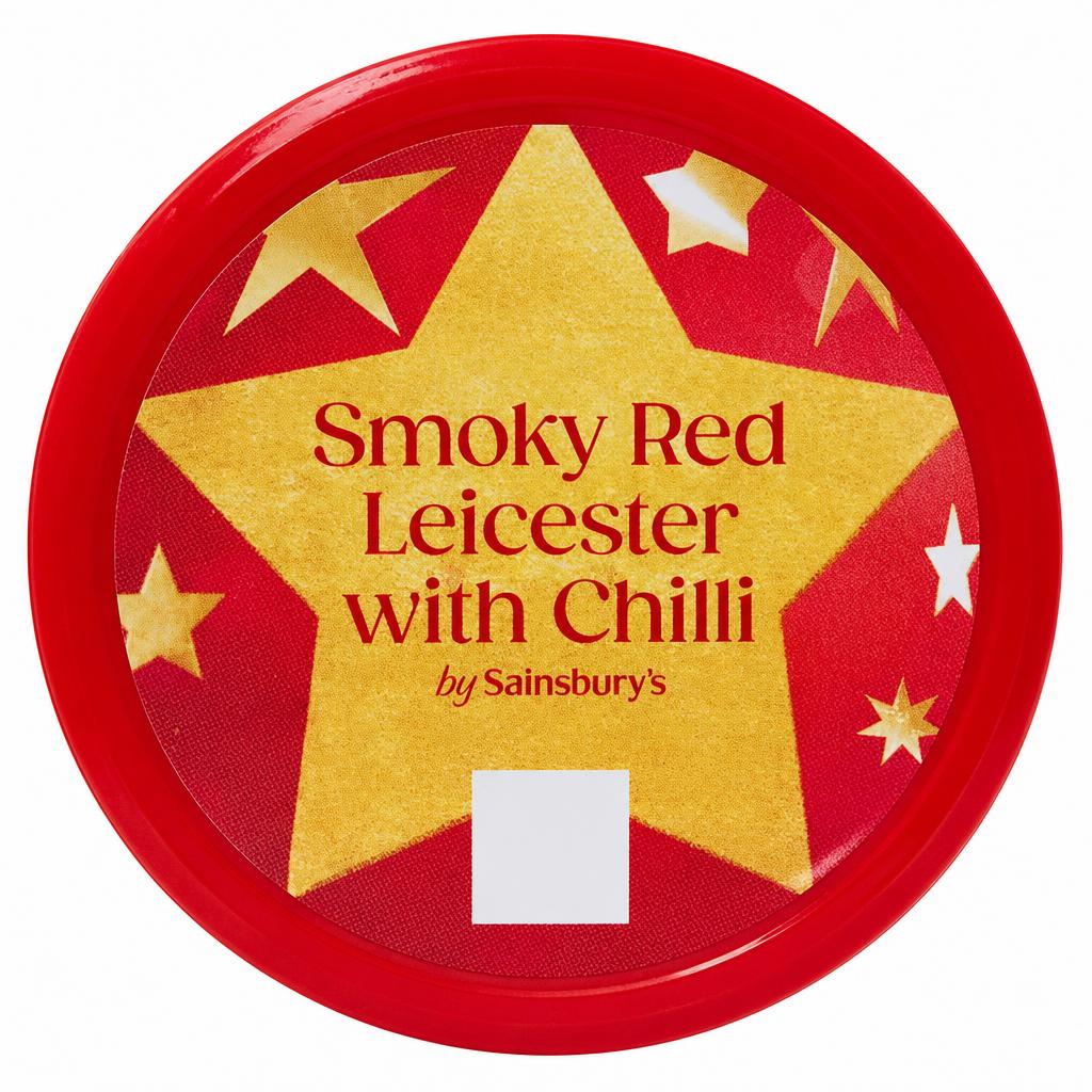 Sainsbury's Smoky Red Leicester & Chilli Truckle 90g