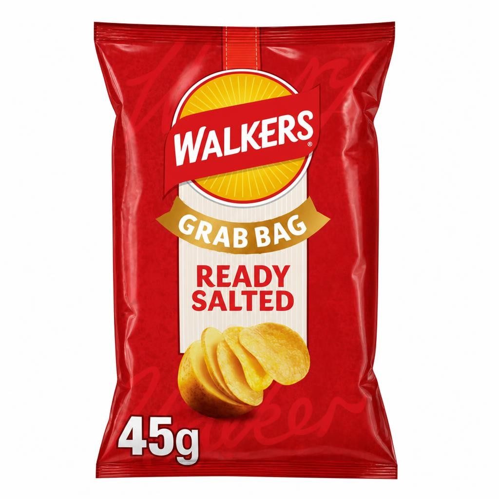 Walkers Ready Salted Crisps 45g