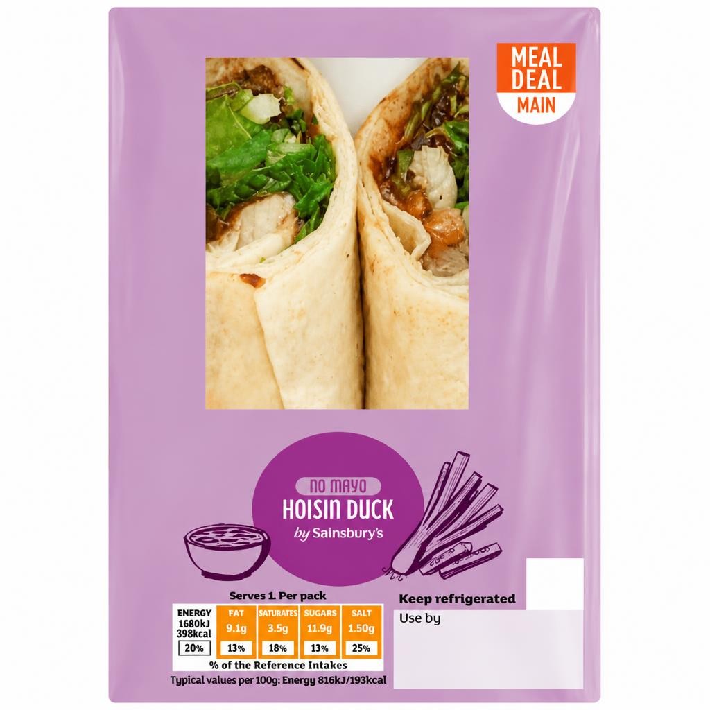 Sainsbury's No Mayo Hoisin Duck Wrap
