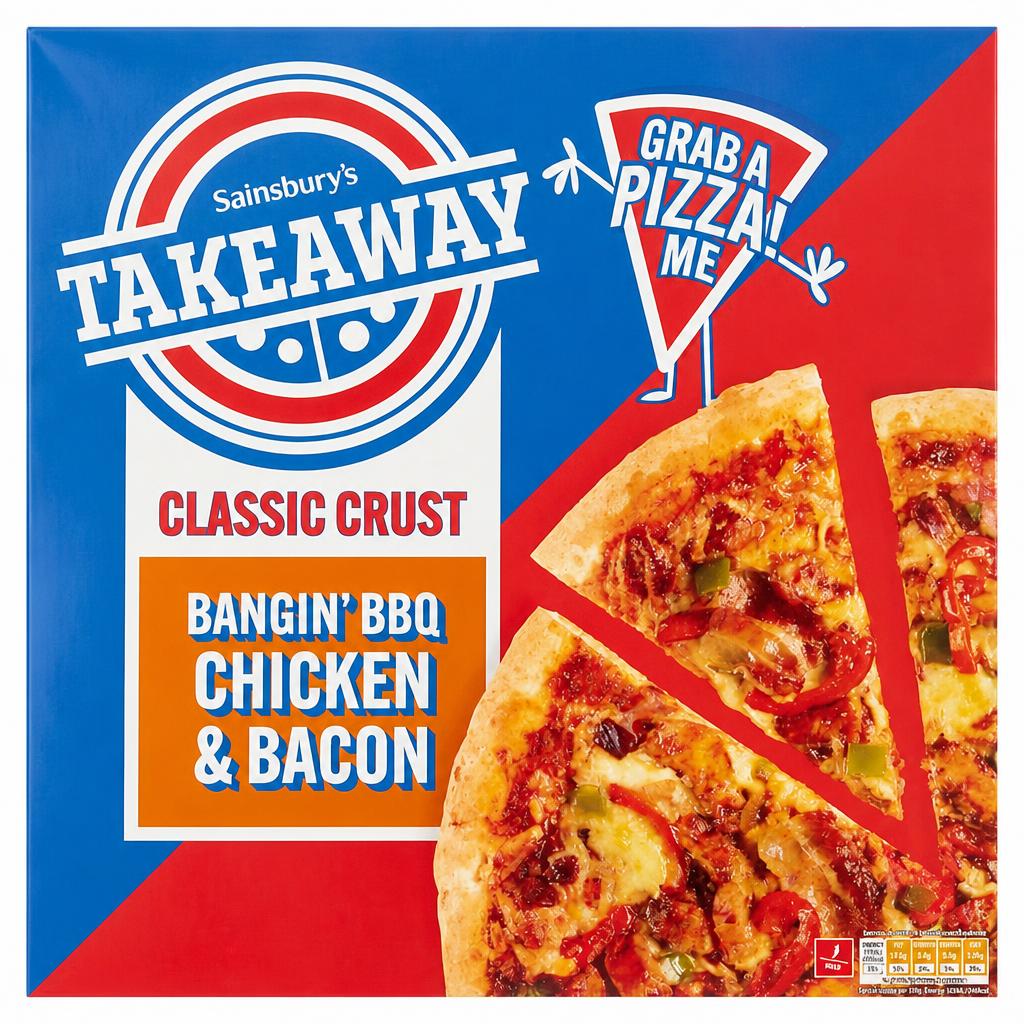 Sainsbury's Classic Crust BBQ Chicken Pizza 540g