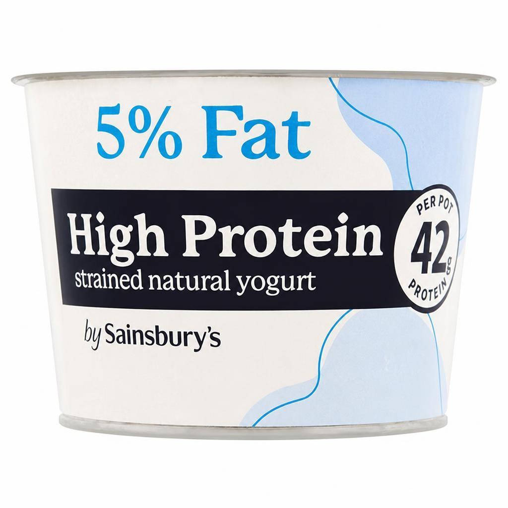 Sainsbury's 5% Strained Natural Big Pot 450g