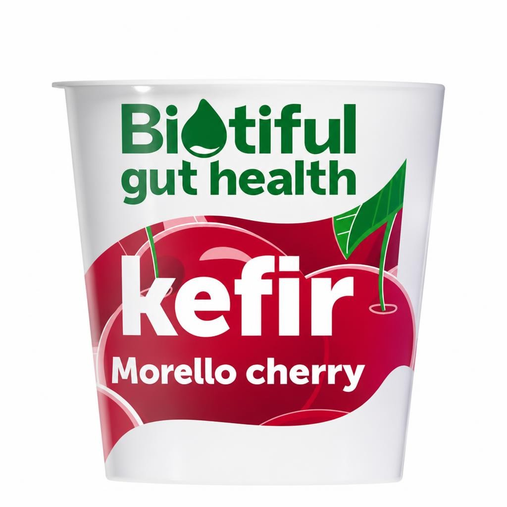 Biotiful Gut Health Kefir Yogurt Morello Cherry 350g