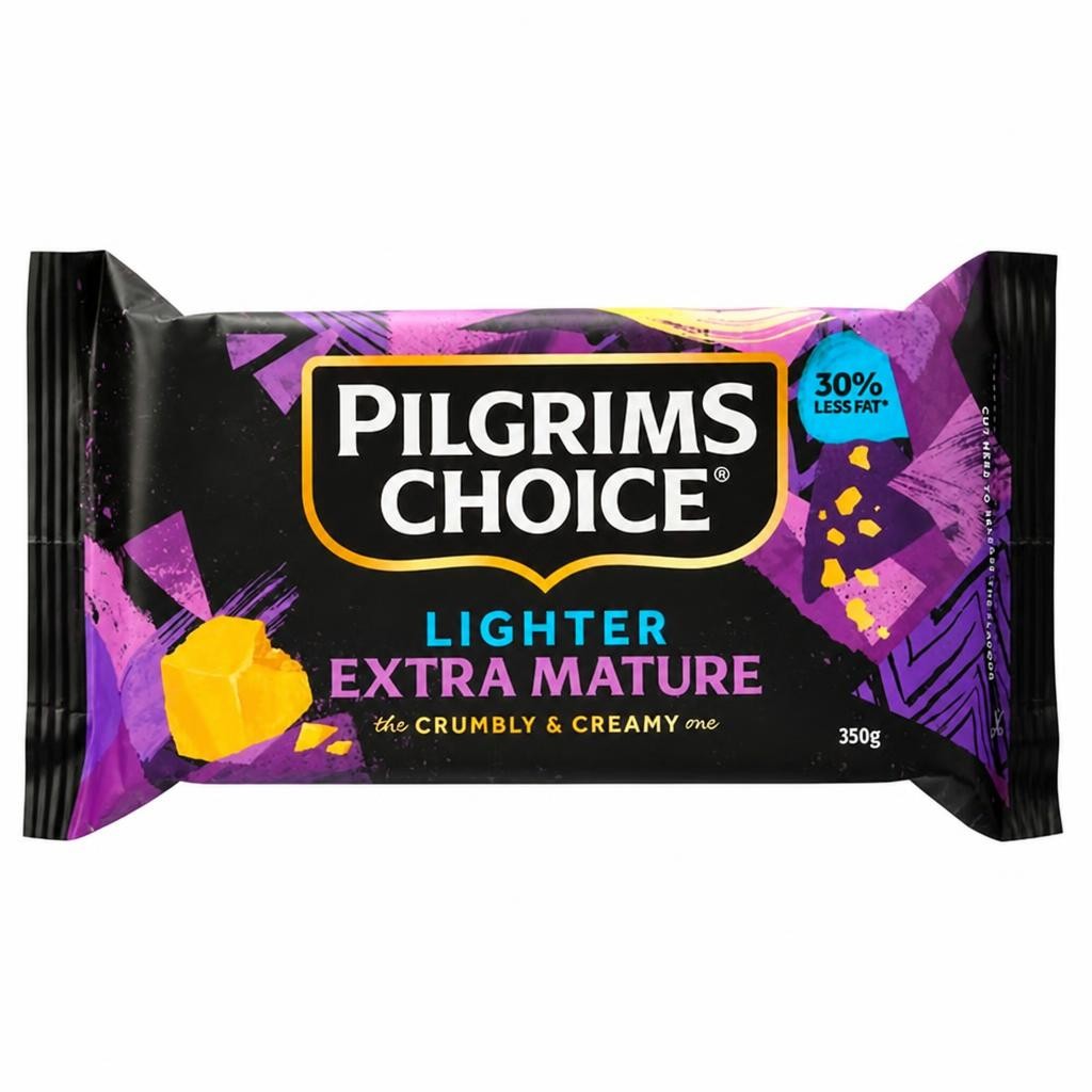 Pilgrims Choice Lighter Extra Mature Cheese 350g