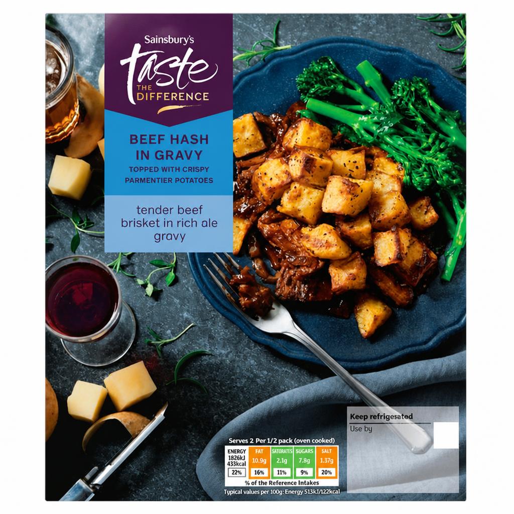 Sainsbury's Slow Cooked Beef Hash, Taste the Difference 800g