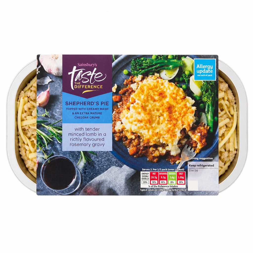 Sainsbury's Shepherd's Pie, Taste the Difference 800g (Serves 2)