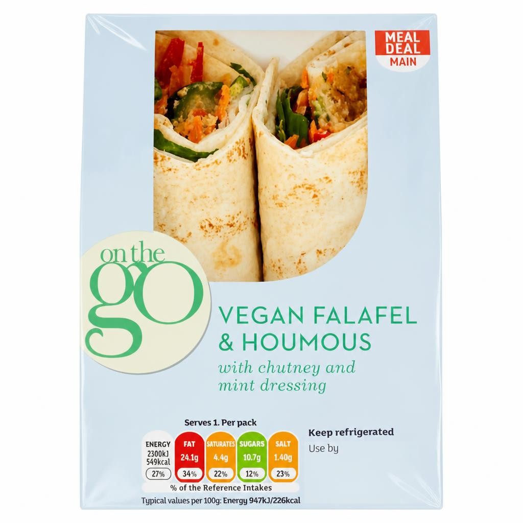 Sainsbury's Falafel & Houmous Wrap