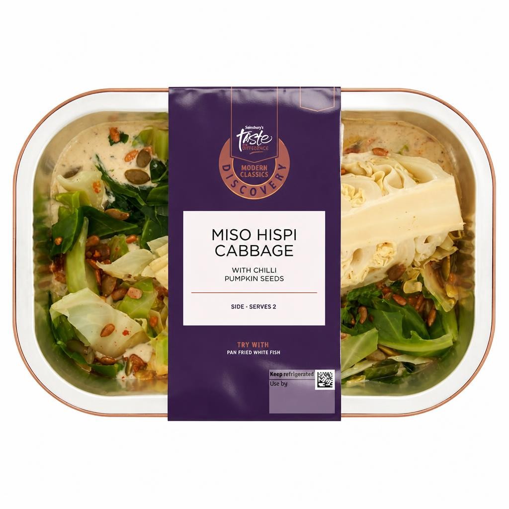 Sainsbury's Discovery 300g Miso Hispi Cabbage, Taste the Difference