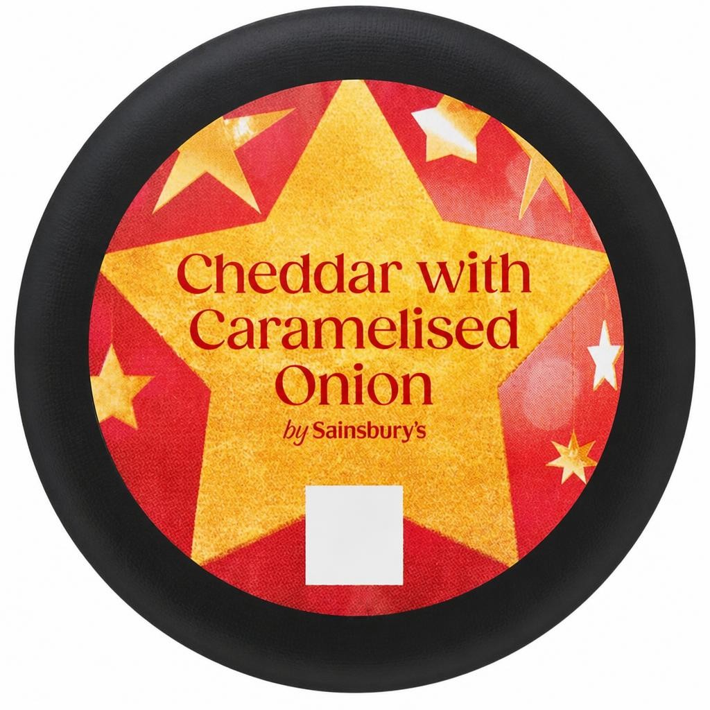 Sainsbury's Cheddar with Caramelised Onion Truckle 90g