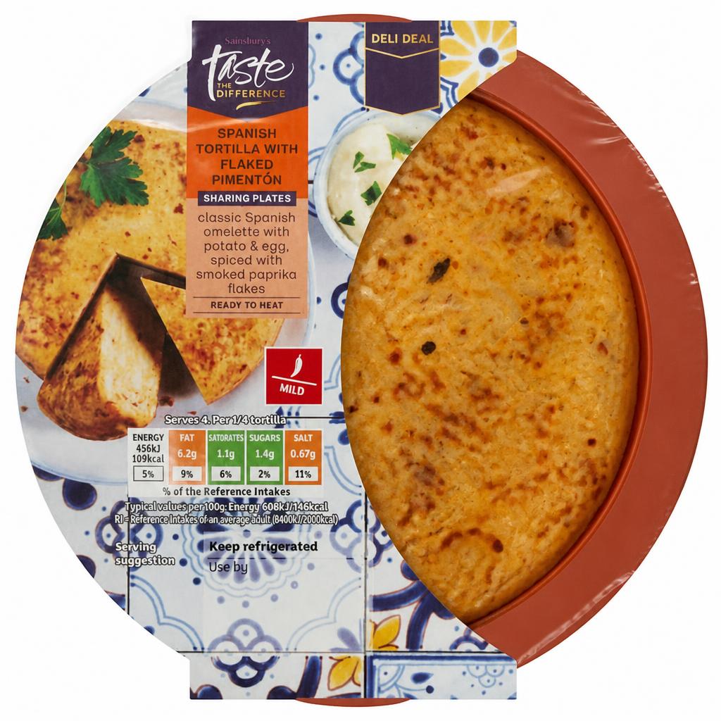 Sainsbury's Spanish Tortilla with Flaked Pimentón, Taste the Difference 300g