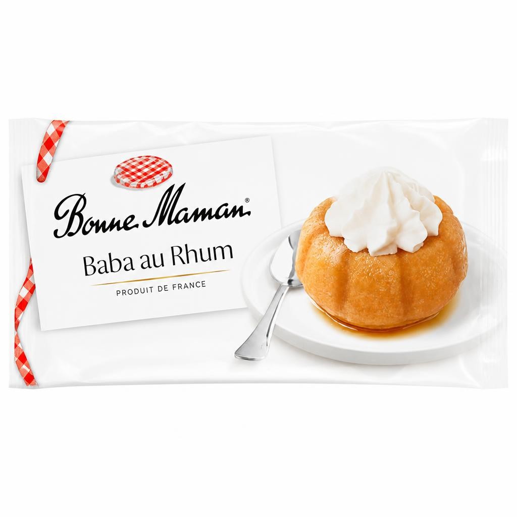 Bonne Maman Baba Au Rhum Dessert 2x140g